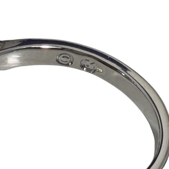 Swarovski Infinity Rhodium-plated Ring Crystals Size 8.5 w/ Certificate NIB - Picture 5 of 9